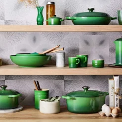 Le Creuset Stoneware Ontbijtbord, 22cm bamboo green
