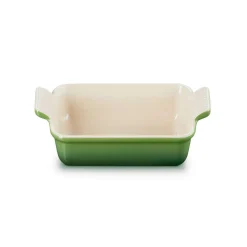 Le Creuset Stoneware Ovenschaal Rechthoekig, 19x15cm bamboo green