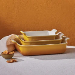Le Creuset Stoneware Ovenschaal Rechthoekig, 19x15cm nectar