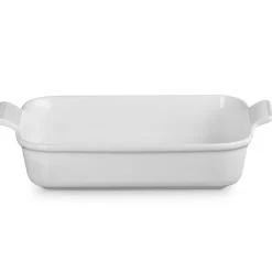 Le Creuset Stoneware Ovenschaal Rechthoekig, 32x25cm white