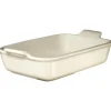 Le Creuset Stoneware Ovenschaal Rechthoekig, 19x15cm meringue