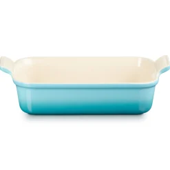 Le Creuset Stoneware Ovenschaal Rechthoekig, 19x15cm caribbean blue