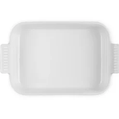 Le Creuset Stoneware Ovenschaal Rechthoekig, 26x20cm white