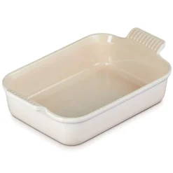Le Creuset Stoneware Ovenschaal Rechthoekig, 32x25cm meringue