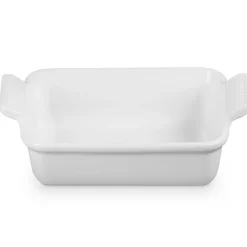 Le Creuset Stoneware Ovenschaal Rechthoekig, 19x15cm white