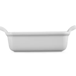 Le Creuset Stoneware Ovenschaal Rechthoekig, 19x15cm white