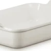 Le Creuset Stoneware Ovenschaal Rechthoekig, 26x20cm meringue