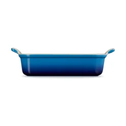 Le Creuset Stoneware Ovenschaal Rechthoekig, 32x25cm azure