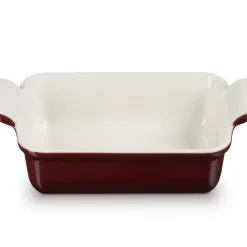 Le Creuset Stoneware Ovenschaal Rechthoekig, 19x15cm garnet