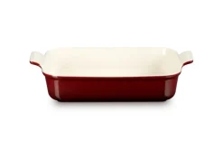 Le Creuset Stoneware Ovenschaal Rechthoekig, 32x25cm garnet