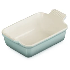 Le Creuset Stoneware Ovenschaal Rechthoekig, 19x15cm sea salt