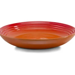 Le Creuset Stoneware Pastabord, 22cm oranjerood