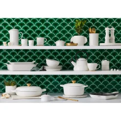 Le Creuset Stoneware Pastabord, 22cm white