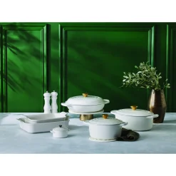 Le Creuset Stoneware Pastabord, 22cm white