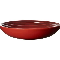 Le Creuset Stoneware Pastabord, 22cm kersenrood