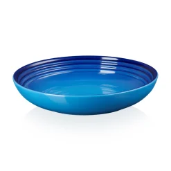 Le Creuset Stoneware Pastabord, 22cm azure