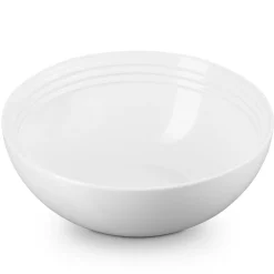 Le Creuset Stoneware Saladeschaal, 24cm white