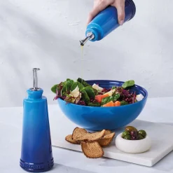 Le Creuset Stoneware Saladeschaal, 24cm azure