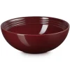 Le Creuset Stoneware Saladeschaal, 24cm garnet