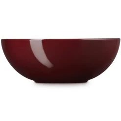Le Creuset Stoneware Saladeschaal, 24cm garnet