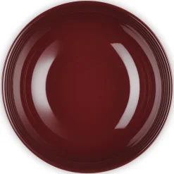 Le Creuset Stoneware Saladeschaal, 24cm garnet