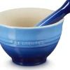 Le Creuset Stoneware Vijzel met Stamper, 11,5cm azure