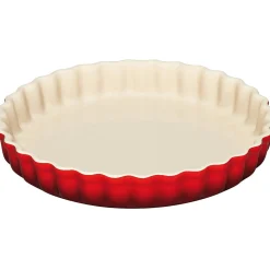 Le Creuset Tartelette- en Quichevorm, 28cm kersenrood