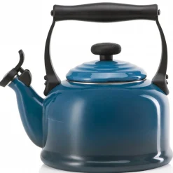 Le Creuset Tradition Fluitketel, 2,1L deep teal