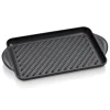 Le Creuset Tradition Grillplaat, 32x22cm mat zwart