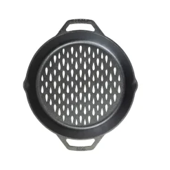 Lodge Grillpan Geperforeerd L10GBL, 30,5cm