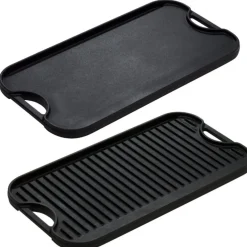 Lodge Reversible Bak- en Grillplaat Dubbelzijdig LPGI3, 51x27cm