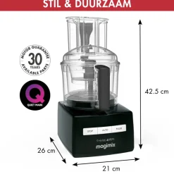 Magimix CS 4200 XL Foodprocessor met Citruspers, zwart