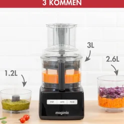 Magimix CS 4200 XL Foodprocessor met Citruspers, zwart