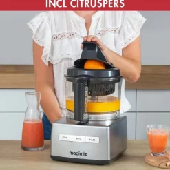 Magimix CS 5200 XL Foodprocessor, mat chroom
