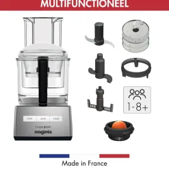 Magimix CS 5200 XL Foodprocessor, mat chroom