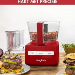 Magimix CS 5200 XL Premium Foodprocessor, rood