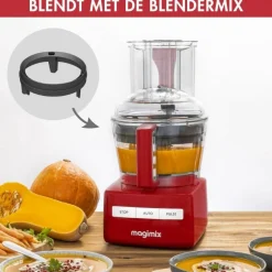 Magimix CS 5200 XL Premium Foodprocessor, rood
