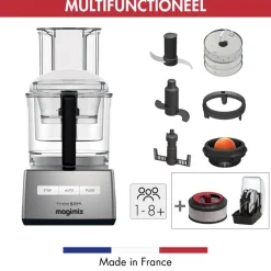 Magimix CS 5200 XL Premium Foodprocessor, mat chroom