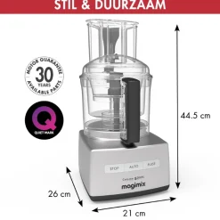 Magimix CS 5200 XL Premium Foodprocessor, mat chroom