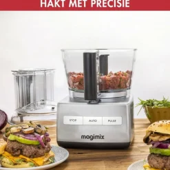 Magimix CS 5200 XL Premium Foodprocessor, mat chroom