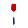 Mastrad All Silicone Lepelspatel, 28cm rood/wit/blauw