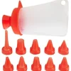 Mastrad Deco Pocket Spuitzakset Herbruikbaar F38170, 11-delig rood