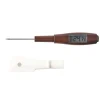 Mastrad m° chocolate Chocoladespatel met Thermometer F74116, 24,5cm bruin
