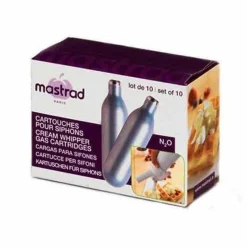 Mastrad N2O Sifonpatronen F48560, 10 stuks