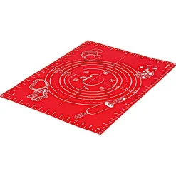 Mastrad Pastry Bakmat F50110, 30x40cm rood