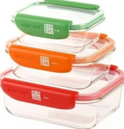 Mastrad Stor'eat Smart Food Vershouddozenset F93053, 3-delig