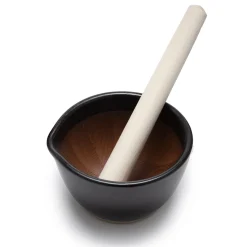 Mujun Suri Bowl met Stamper M, zwart