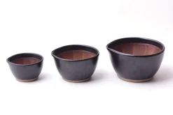 Mujun Suri Bowl met Stamper M, zwart