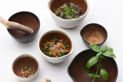 Mujun Suri Bowl met Stamper M, zwart