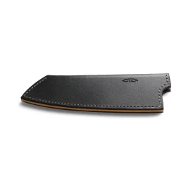 Nesmuk Messenbeschermer Leer Koksmes, 14cm